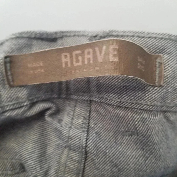 Agave Men's Gringo Straight Leg Linen Cotton  Grey Jeans Size 34 - Picture 3 of 13